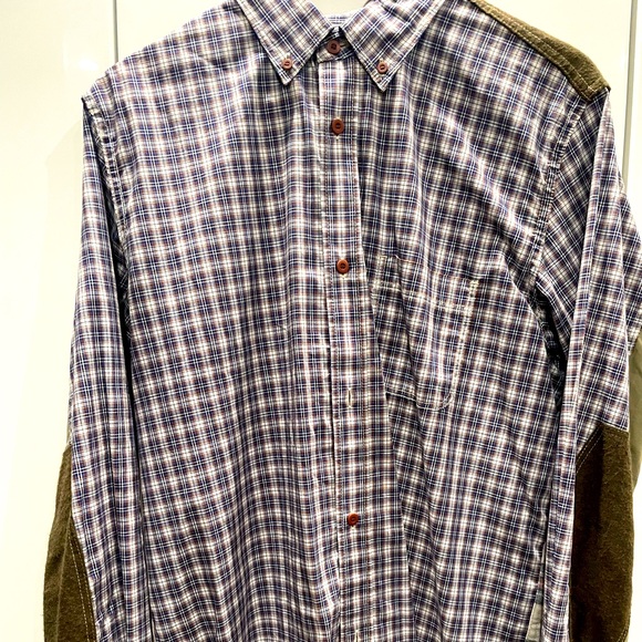 Plaid Junya Watanabe button down shirt size L
